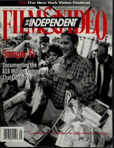 Independent Film and Video Monthly, Volume 18 Cover