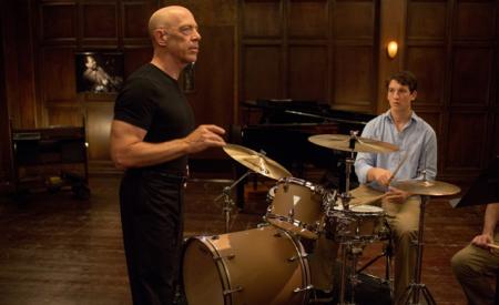 \J.K. Simmons on left, Miles Teller on right.