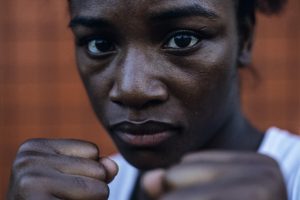 Zachary Canepari photo, Flint woman boxing