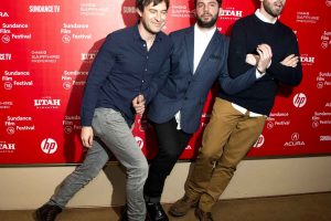 Phil Matarese, Mike Luciano with their mentor/Exec Producer Mark Duplass:  L. to R. Mark Duplass, Phil Matarese, Mike Luciano (Photo by Arthur Mola/Invision/AP)