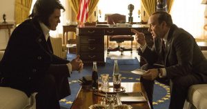 Michael Shannon and Kevin Spacey in The Oval Office