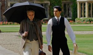 Jeremy Irons and Dev Patel in “The Man Who Knew Infinity”