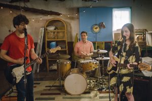Adam Pally, Fred Armisen, and Zoe Lister-Jones start a band to save a marriage in BAND AID.