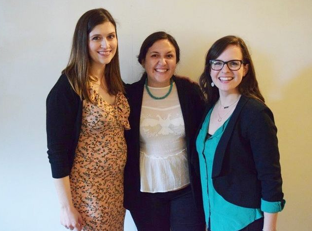 Pitch Her Productions founders (L to R): Chanel Waterhouse, Gloria Muñoz, and Caitlin Morris