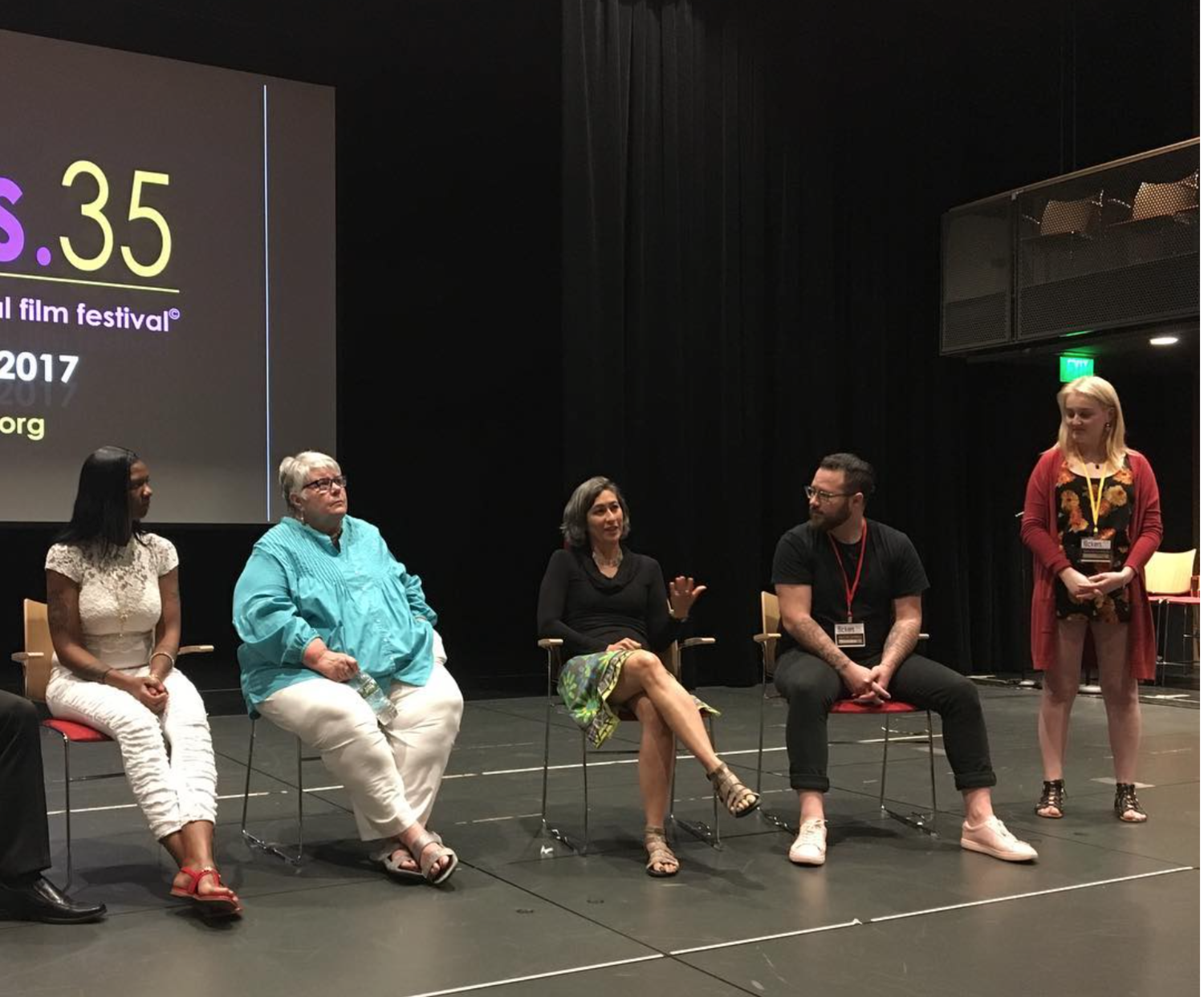 Circle Up director and 5 subjects speak at their premiere at Rhode Island International Film Festival, where they won the Best Documentary Feature Grand Prize