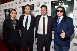 Dave Franco, Greg Sestero, James Franco, and Tommy Wiseau attend the screening of "The Disaster Artist" at AFI FEST 2017