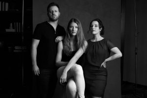Three filmmakers