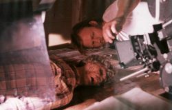 Visual effects artist, Bart Pierce, on the set of The Evil Dead