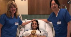Dr. Marci Bowers and Dr. Ting with a trans patient