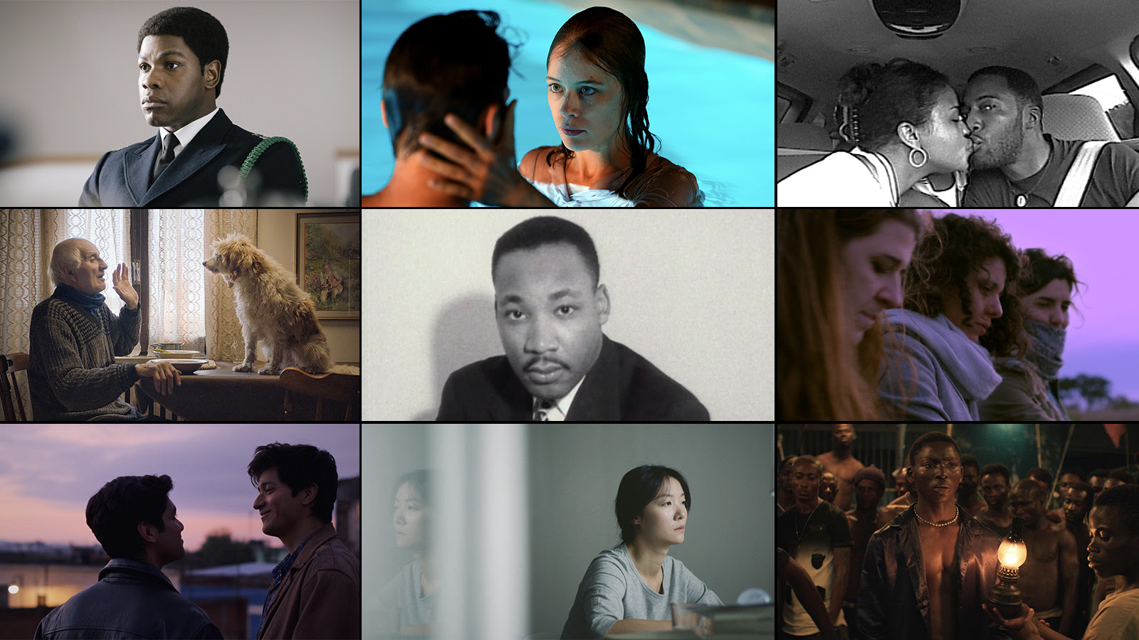grid of scenes from films at the 58th Annual New York Film Festival