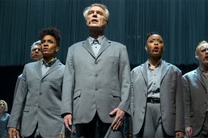 David Byrne and cast from American Utopia. Credit