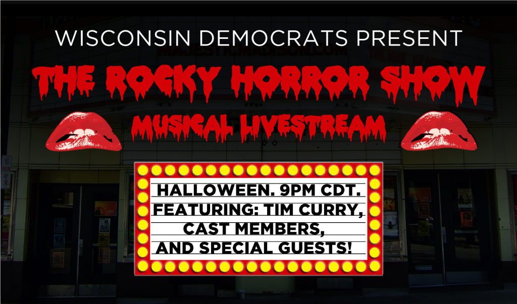 Wisconsin Democrats present the Rocky Horror Picture Show Musical Livestream