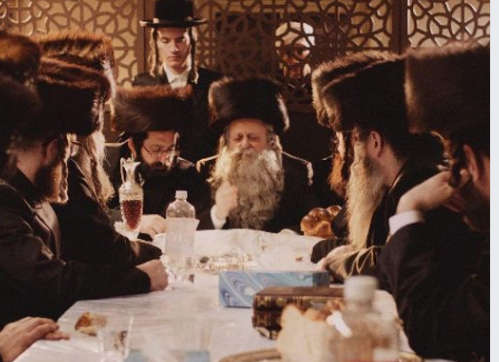 Jewish table scene