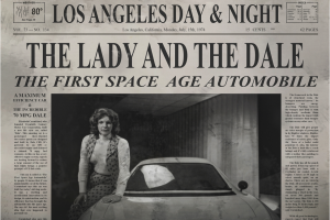 Liz Carmichael and the Dale auto.
