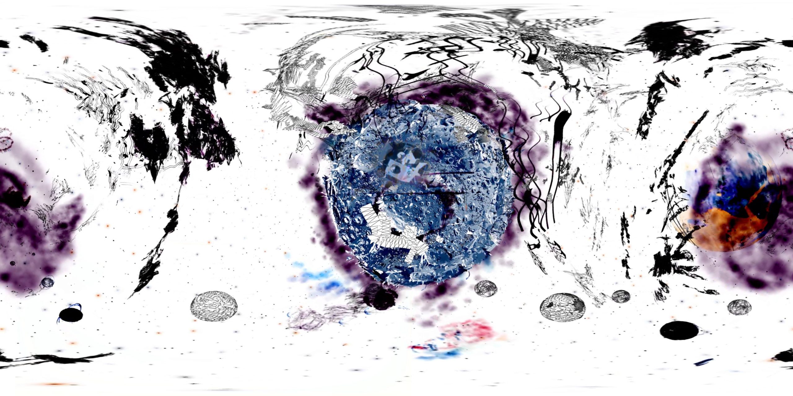 A visual that reflects the sense of travel that happens in SPACED OUT.