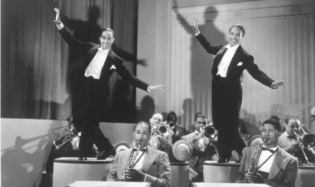 Nicholas Brothers dancing.