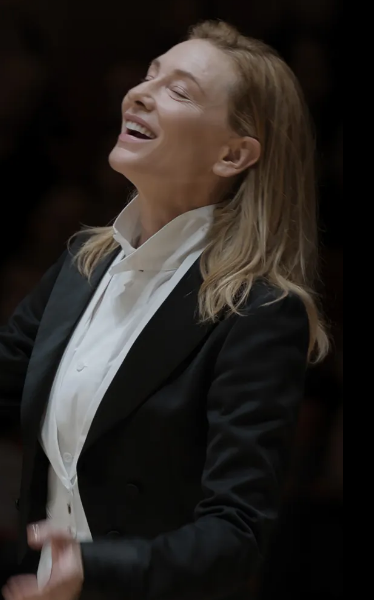 Cate Blanchett conducting.