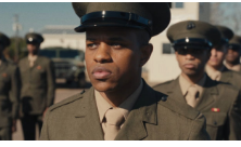 Jeremy Pope as a Marine.