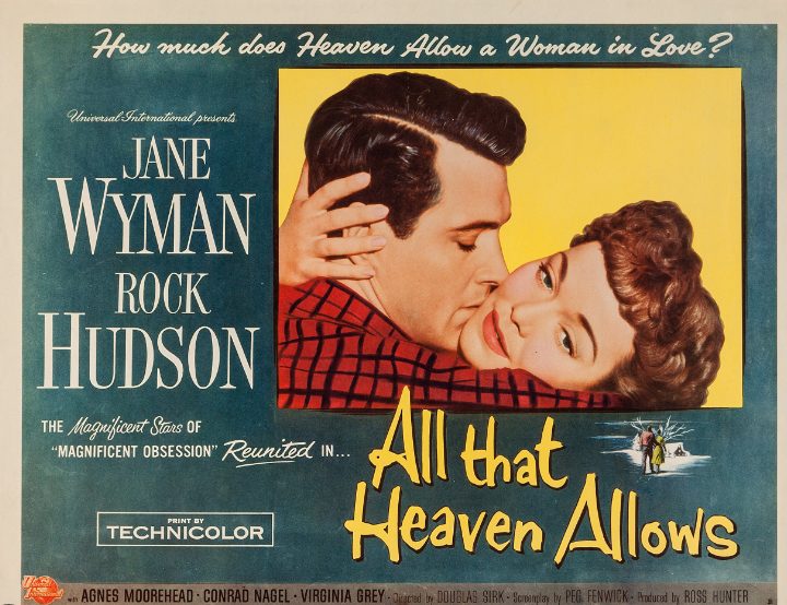 Jane Wyman and Rock Hudson in "All that Heaven Allows"