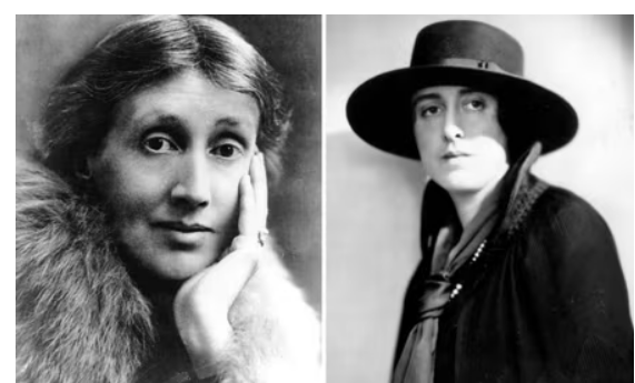 Virginia Woolf and Vita Sackville-West.