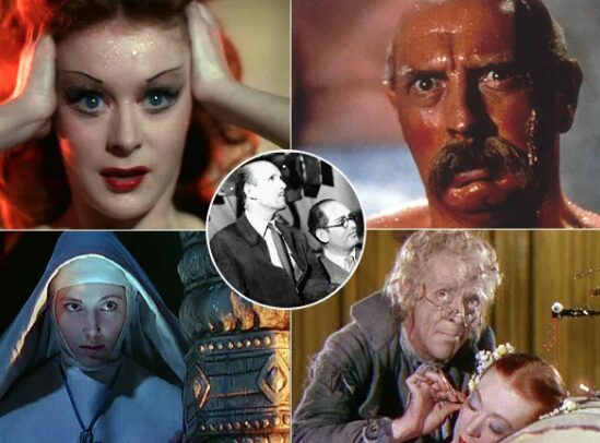 five shots from movies by Powell and Pressburger.