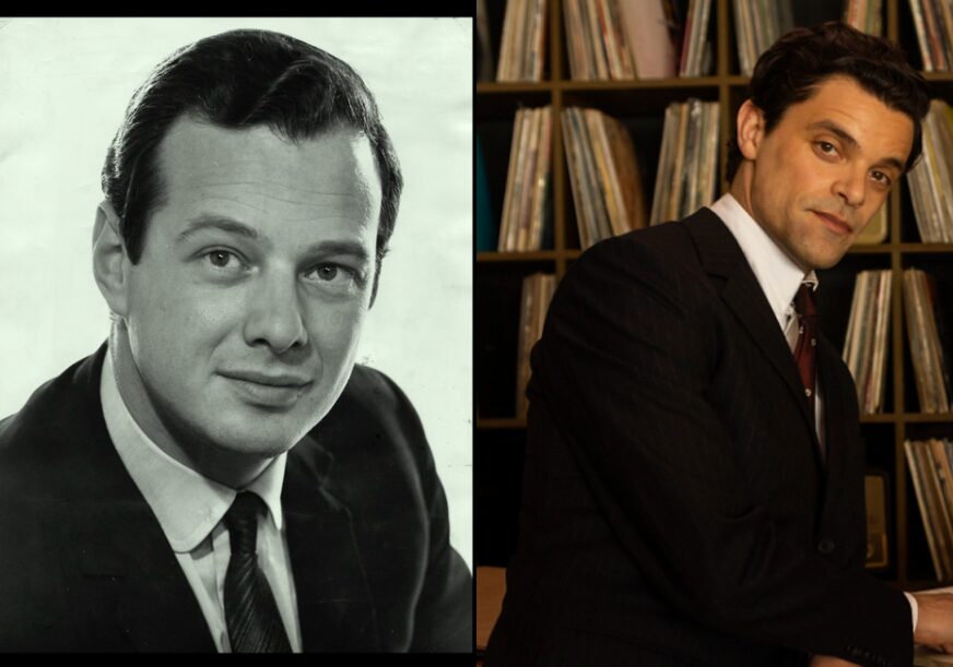 Brian Epstein and Jacob Fortune-Lloyd as Epstein.