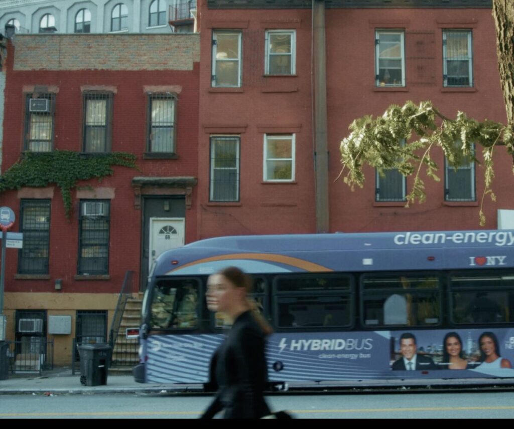 Manhattan city scene.