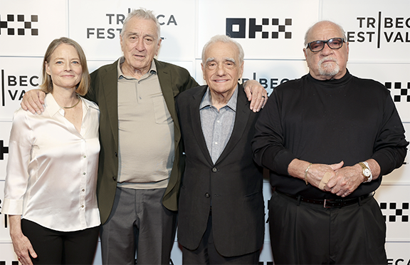 Group photo for Taxi Driver retrospective showing.