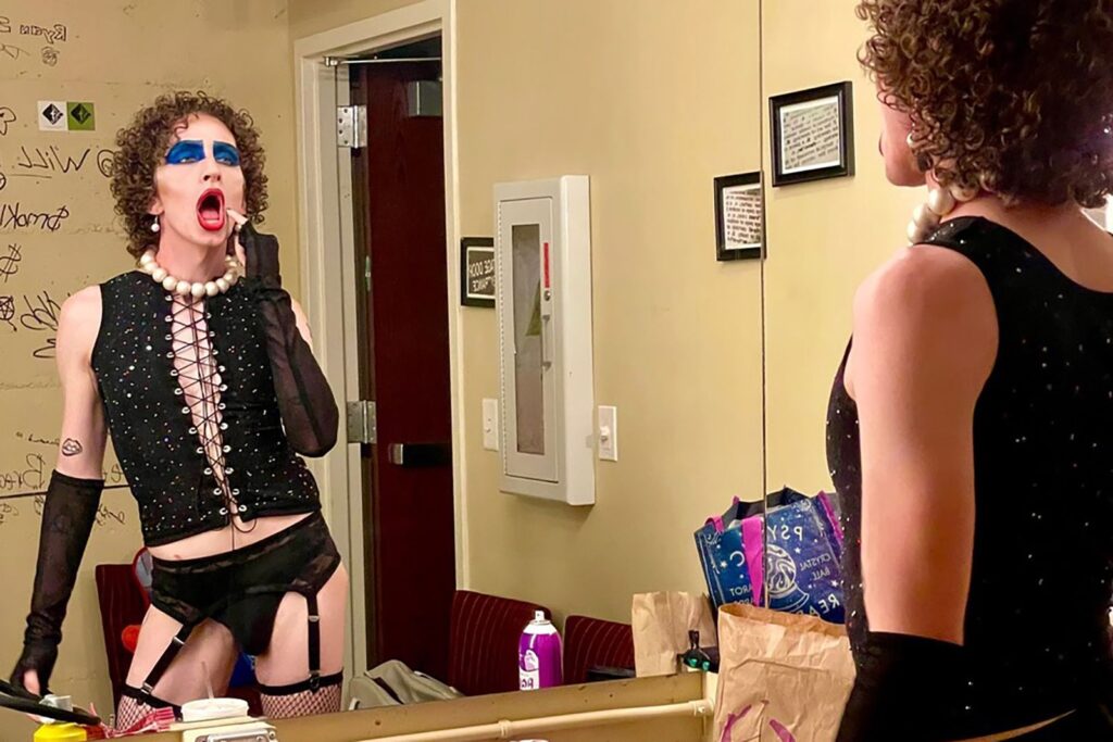 Kenny in makeup