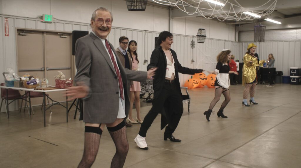 Cast rehearsal for Rocky Horror.